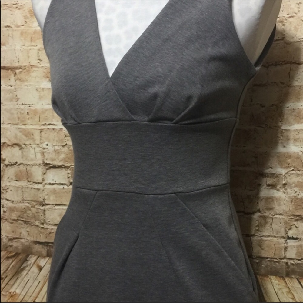 BCBG MaxAzria Velvet Trimmed Dress - Picture 5 of 8